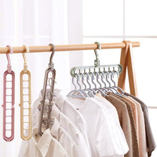Load image into Gallery viewer, roupas casaco cabides organizador plástico multifuncional cabides roupas do bebê secagem rack de armazenamento cabides