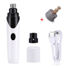 Load image into Gallery viewer, Rechargeable Nails Dog Cat Care Grooming USB Electric Pet Dog Nail Grinder Trimmer Clipper Pets Paws Nail Cutter
